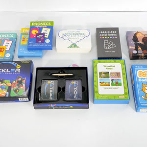 Cartes Flash éducatives imprimées sur mesure pour enfants, jeu amusant d'apprentissage des connaissances, cartes à collectionner en papier - Product Image 3