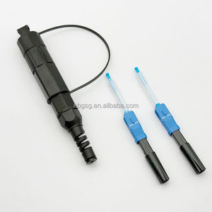 Presa di fabbrica HW montaggio rapido a bassa perdita di inserzione connettore veloce in fibra ottica <span class=keywords><strong>SC</strong></span> APC <span class=keywords><strong>SC</strong></span> UPC Hot Melt impermeabile per FTTH - Product Image 3