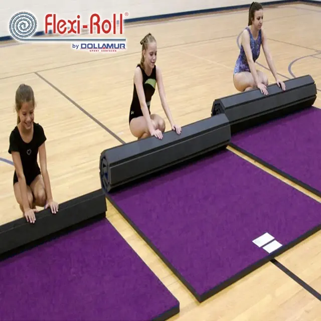 Dollamur Flexi-Roll 16m * 16m tappetino da ginnastica da Cheerleading tappeto atletico graduato tappeto artistico da ginnastica