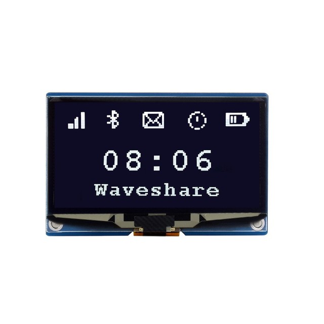 2.42inch OLED Display Module, 128x64 Resolution, SPI / I2C Communication