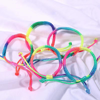 Tali nilon satin berkualitas 1,5mm, 16 bundel, warna campuran, tali nilon satin untuk merangkai manik-manik, pembuatan perhiasan, dan simpul Cina.