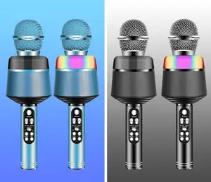Super Bass Wireless Bluetooth-Handy Karaoke-Mikrofon Handheld KTV Singing Speaker