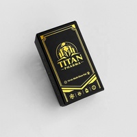 Boîte en papier personnalisée avec estampage à chaud, finition brillante UV, noire et dorée, pliable, holographique, impression personnalisée du logo, boîte cadeau en papier
