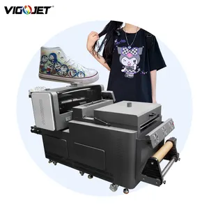 Impresora digital DTF, máquina de impresión de 45cm, tamaño A2, CON MEZCLADOR de polvo, precio barato, proveedor Chian