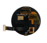 Layar OLED LCD Bulat QSPI Ukuran Kecil 1,43 Inci 466*466 untuk Smart Watch, Layar AMOLED Sirkular 24Pin dengan Panel Sentuh Kapasitif