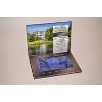 7 pouces Brochure 7 "Brochure Vidéo 7" Carte De Voeux Lcd Vidéo Brochure Folleto De Vidéo Videobroschure Videobrochure