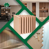 Panneau MDF/HDF apprêté 12mm 15mm 18mm 22mm 25mm, panneau de fibres simple pour plinthes, bordures et moulures en MDF