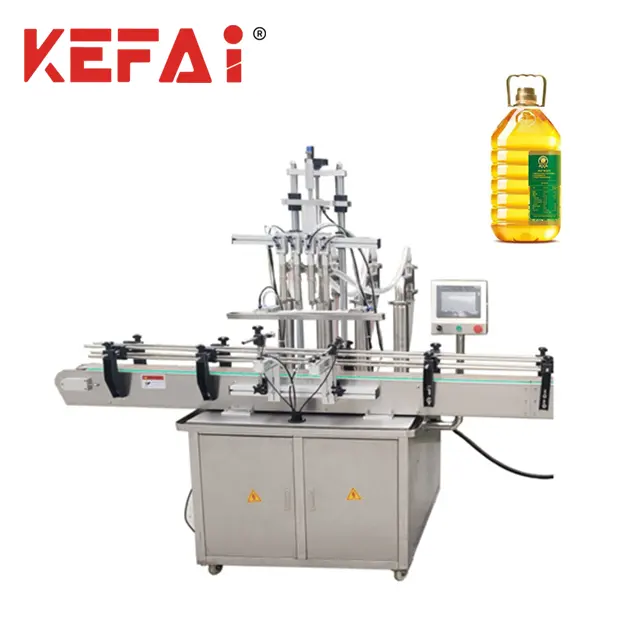 KEFAI 5l automatic lubricant/engine/sunflower oil/vegetable /Cooking/edible/olive Oil Filling Machine / Bottling Equipment