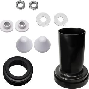 Kit de raccords de toilettes modernes et écologiques de 30 cm avec boulons de fixation, sac PE, kit d'installation pour réservoir d'eau dissimulé - Product Image 6