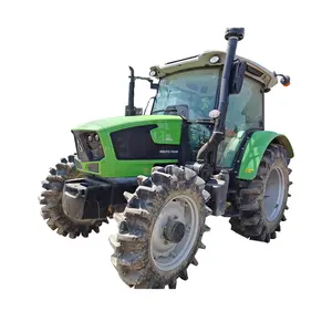 90HP trattore di seconda mano Deutz Fahr CD904 trattori agricoli Tiller con caricatore e terne per la vendita