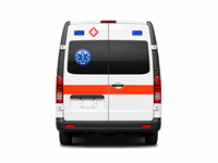Véhicule de transport médical tout-terrain d'urgence Toyota 4x4 à essence de haute fiabilité pour ambulance et sauvetage