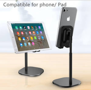Vente chaude Hauteur Réglable En Alliage D'aluminium Support De Bureau En Métal Étanche Support De Téléphone Mobile pour iPhone IPad-pour Cellule De Bureau - Product Image 2