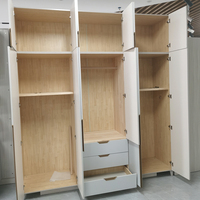Armoires assemblées sur mesure en MDF de pin de Nouvelle-Zélande de qualité E0, couleur brillante moderne, respectueuses de l'environnement, pour salon