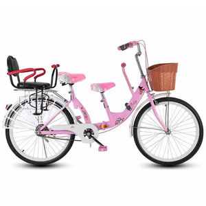Vélo tandem pliable de 22 à 24 pouces pour maman et bébé - Product Image 4