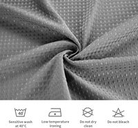 Doublure de rideau de douche gaufré noir élégance intemporelle 12 crochets clair imperméable et lavable en machine pour salle de bain