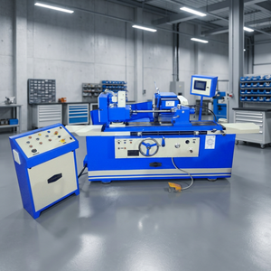 Máquina Rectificadora Cilíndrica CNC de Alta Precisión para Ejes Metálicos, Equipo Industrial, Color Azul - Product Image 4