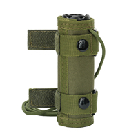 Housse de protection tactique pour silencieux 4/5/6/7/9 pouces, en nylon microfibre résistant à la chaleur et aux brûlures, bouclier thermique pour armes à feu