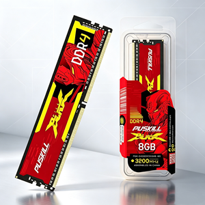 PUSKILLDDR4 16GB 3200MHz โมดูลหน่วยความจำ RAM สำหรับเดสก์ท็อป 288 พิน UDIMM Non-ECC Unbuffered 1.2V สำหรับเกมมิ่งพีซีคอมพิวเตอร์ตั้งโต๊ะ - Product Image 1