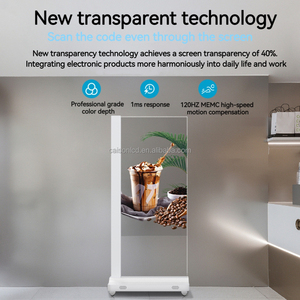 55-inch <span class=keywords><strong>OLED</strong></span> trong suốt Màn hình hiển thị LW550JUL-HMA1 tầng thường vụ cảm ứng điện thoại di động tất cả-trong-một Máy quảng cáo trung tâm mua sắm - Product Image 4