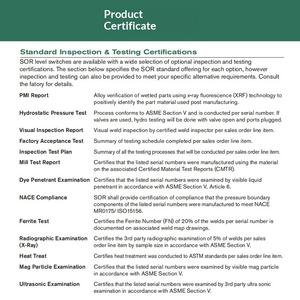 Interrupteur de niveau de pression de haute précision SOR américain, garantie 1 an, 100/743/802/741A-E1A-F-A1-N4-<span class=keywords><strong>CRTT</strong></span> - Product Image 5
