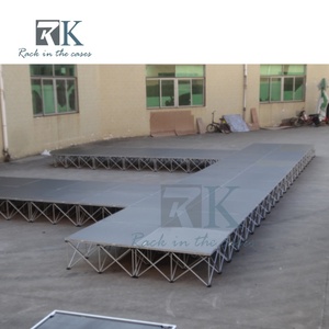 Customized Mobile <b>Stage</b> <b>Platform</b> Aluminum Riser Floor Mounting Outdoor Concert Use - Product Image 6