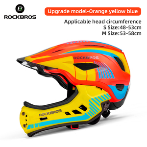 Casco Integrale ROCKBROS per Bambini, per Mountain Bike, Downhill, Ciclismo, Protezione e Sicurezza - Product Image 4