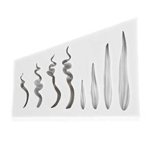 Poupée de cheveux Silicone Fondant gâteau décor moule Sugarcraft chocolat cuisson moule bricolage outil de coiffure - Product Image 3