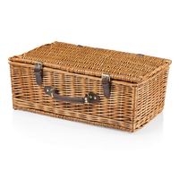 Meilleur Sac à Dos Pique-Nique Grand Panier Isole en Osier Blanc de Rangement avec Tapis Léger pour Petits Objets