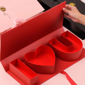 <span class=keywords><strong>Caja</strong></span> de Regalo en Forma de Letra de Amor, <span class=keywords><strong>Caja</strong></span> de Cartón <span class=keywords><strong>para</strong></span> Empaque de Dulces de Chocolate, Embalaje <span class=keywords><strong>para</strong></span> el Día de San Valentín, 18x7.7x2.7 - Product Image 1