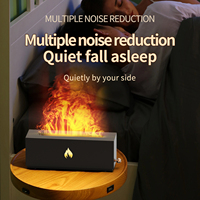 Diffuseur d'aromathérapie à flamme colorée, humidificateur à effet de flamme de cheminée pour la maison et le bureau