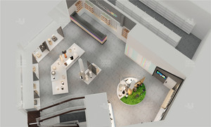 Tùy chỉnh cửa hàng đồ đạc bán lẻ kệ trưng bày kính hiển thị trường hợp ánh sáng cửa hàng phụ kiện chiếu sáng hiển thị - Product Image 6