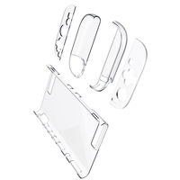 Étui détachable transparent amovible pour Nintendo Switch 2 2025 Coque de protection PC Design mince Couverture de contrôleur transparente