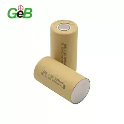 Batterie Rechargeable Ni CD batterie SC batterie ni-cd 1.2V 2000mAh pour outils électriques