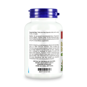 Cápsulas Personalizadas de Shecome Butcher Broom 500mg, 150 Cápsulas Vegetales, Favorecen la Circulación en Adultos, Suplemento de Butcher Broom - Product Image 2