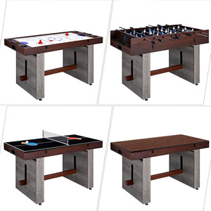 <span class=keywords><strong>Table</strong></span> <span class=keywords><strong>de</strong></span> jeu combinée 4-en-1 pour salle <span class=keywords><strong>de</strong></span> jeux à domicile, 55 pouces, avec baby-<span class=keywords><strong>foot</strong></span>, hockey sur air, tennis <span class=keywords><strong>de</strong></span> <span class=keywords><strong>table</strong></span> et poker - Product Image 2