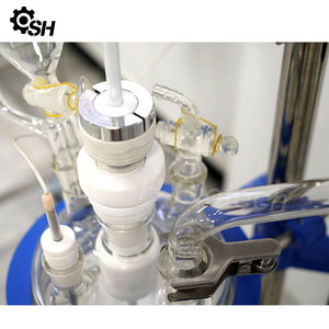 Небольшой химический реактор 5l стеклянный реактор с рубашкой - Product Image 3