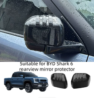 Coque de protection de rétroviseur latéral ABS pour BYD Shark 6, garniture décorative extérieure anti-rayures, capot de protection de rétroviseur