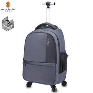 High Quality Guangzhou Travelling School Laptop Bag Trolley Travel Backpack With Wheel Rolling Backpack Wheels