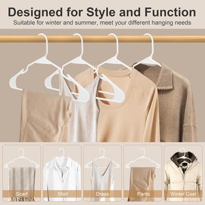 Super Heavy Duty Black Plastic Suit <b>Hangers</b> High Quality Premium <b>Clothing</b> <b>Hangers</b> for Wardrobe Use - Product Image 4