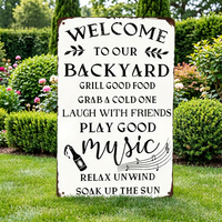 Plaque murale en métal peinte et imprimée UV avec citation personnalisée, citation amusante, décoration vintage pour la maison, le bar, le café, le bureau, la cave de l'homme, cadeau en plaque de fer blanc