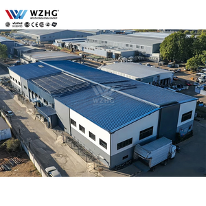 โรงงานผลิตโครงสร้างเหล็กสำเร็จรูปขนาดใหญ่ อาคารโรงงานโครงสร้างเหล็กคุณภาพสูง อายุการใช้งาน 50 ปี - Product Image 1