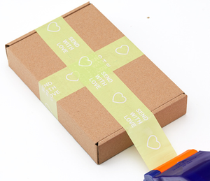 Độ bền kéo mạnh mẽ <span class=keywords><strong>Bopp</strong></span> bao bì Băng tùy chỉnh thiết kế in duy nhất mặt logo Acrylic băng dính cho carton niêm phong và gói - Product Image 1