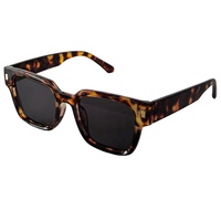 Lunettes de soleil carrées UV400 de haute qualité Lunettes de soleil bon marché Lunettes de soleil rétro à imprimé léopard pour hommes femmes