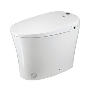 Siège de toilette intelligent pour salle de bain, douche, au sol, siège de toilette blanc automatique intelligent, fonction de nettoyage à chasse d'eau automatique - Product Image 6