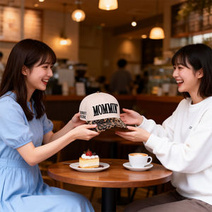 MOMMIN' Too Busy to Care Gorra de béisbol de varios paneles con estampado de leopardo 100% algodón para mujer |   Gorra Ajustable Estilo Vintage Y2K para Mamá y Papá - Product Image 5