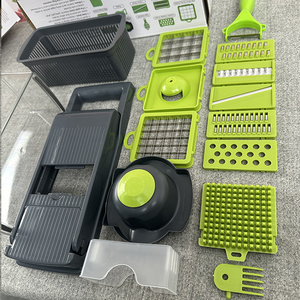 HOT Amz Top Seller Kitchen 16 in 1 Multifunctional Food Dicer Mandoline Vegetable Slicer Onion Vegetable Cutter Chopper - Product Image 3