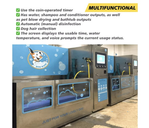 2025 Automatische DIY Hunde- und Katzen-Waschstation SB-Haustierbadewanne Verkaufsautomat aus Edelstahl für die Fellpflege von Haustieren - Product Image 4