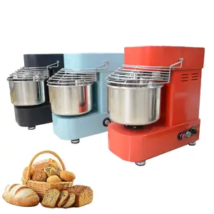 Mixer Spiral Dapur Kecil, Pengaduk Adonan/Peralatan Rumah Tangga Blender Tepung Roti Desktop 5L Otomatis