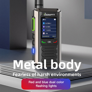 Radio GaodaPTT K11 4G con Tarjeta SIM, Alcance Ilimitado, Push to Talk, Walkie Talkie Global 4G LTE PoC - Product Image 4