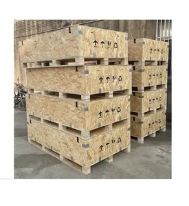 Chinese Supplier Wholesale Collapsible Plywood Packing Box Wooden Shipping pallet Crates